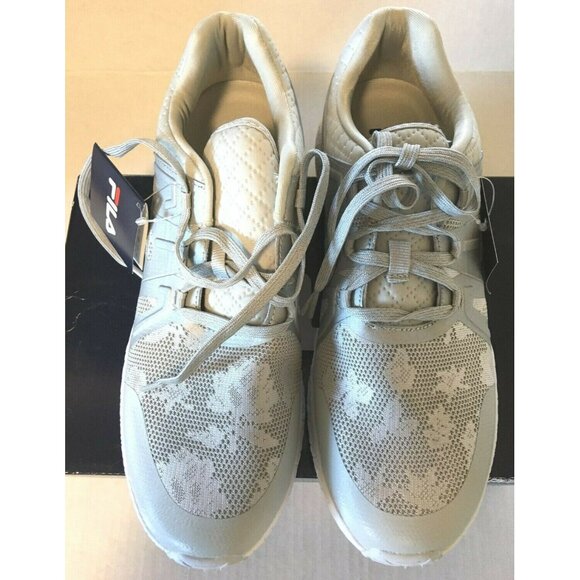 NIB Fila Women Sneakers Shoes Gray Lace Up Luxembourg Size 40 ( US 8) - Picture 3 of 9